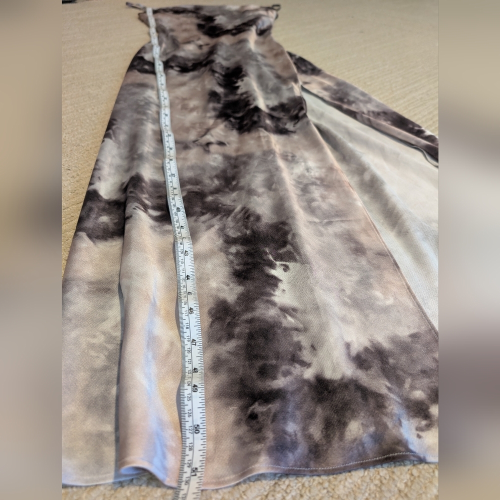 superdown Revolver Krystal Slit Gray Maxi Dress - Picture 15 of 15